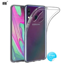 Чехол для samsung Galaxy A40, TPU, силиконовый, прозрачный, облегающий бампер, мягкий чехол для samsung Galaxy A40 5,9, прозрачная задняя крышка
