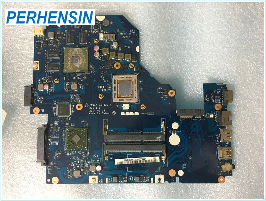 

For Acer For aspire E5-551G E5-551 Laptop Motherboard Z5WAK LA-B221P REV 1.0 NB.MLE11.002 A8-7100 100% WORK PERFECTLY