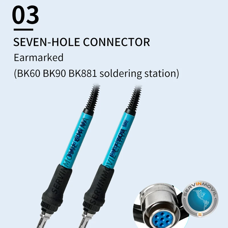 Bakon BK906 Handle for BK60 BK90 BK881 Soldering Station Original Accessories BK906 Soldering Iron Handle Accessories Heater