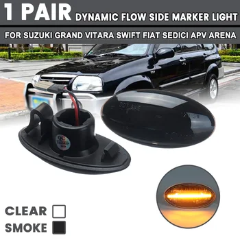 

2Pcs For Suzuki Swift Alto SX4 Jimmy Vitar Dynamic LED Side Marker Light Flowing Indicator Repeater 12v Turn Signal Lamp