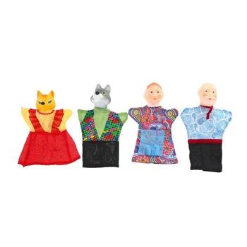 

The wolf and Fox puppet theater, 4 characters
