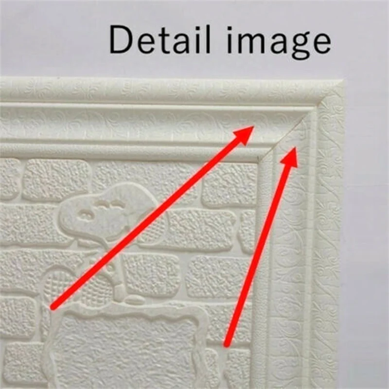 Waterproof Wall Trim Line Skirting Border 3D Pattern Sticker Decoration Self Adhesive Strip Anti-collision Foam Skirting Border images - 6