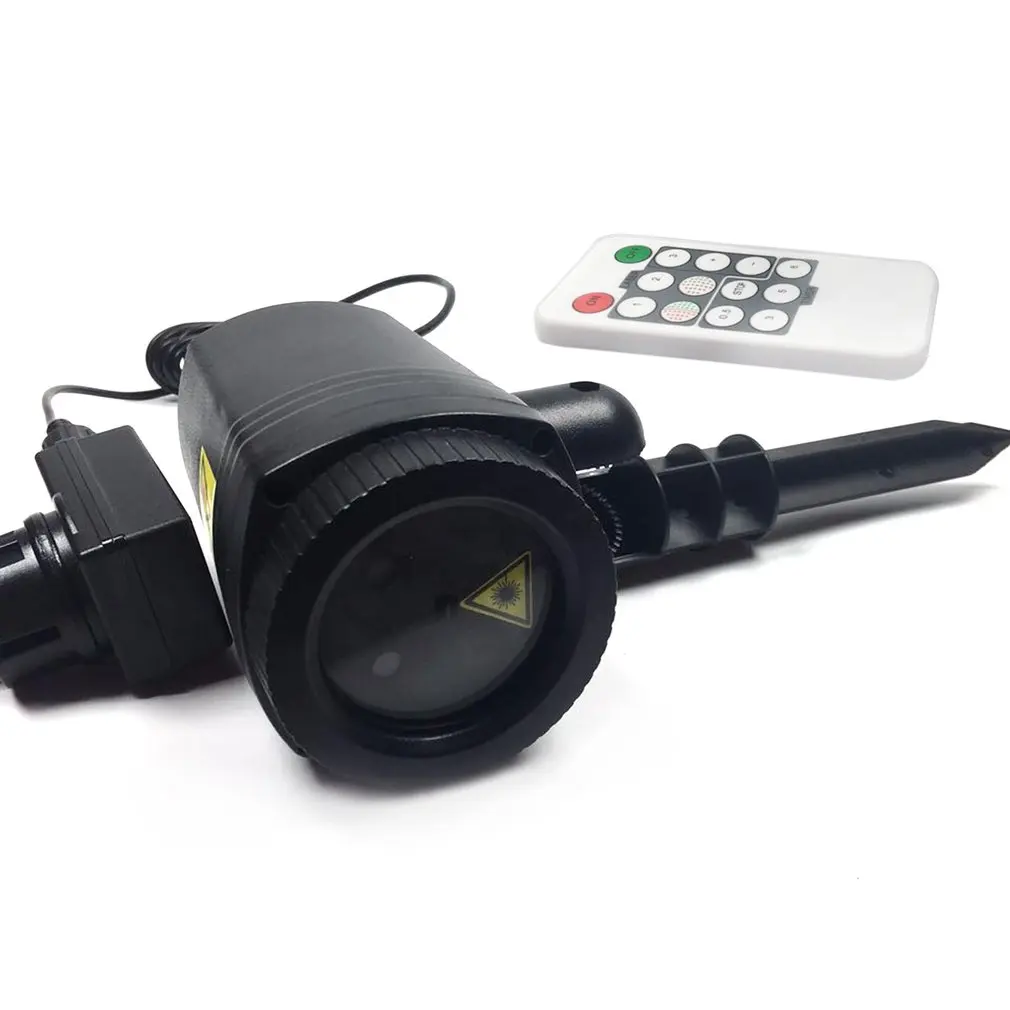 

Outdoor LED Lawn Lamp Dynamic Laser Light Waterproof Remote Control Spot Lights Change Pattern Card For Party Wedding Garden