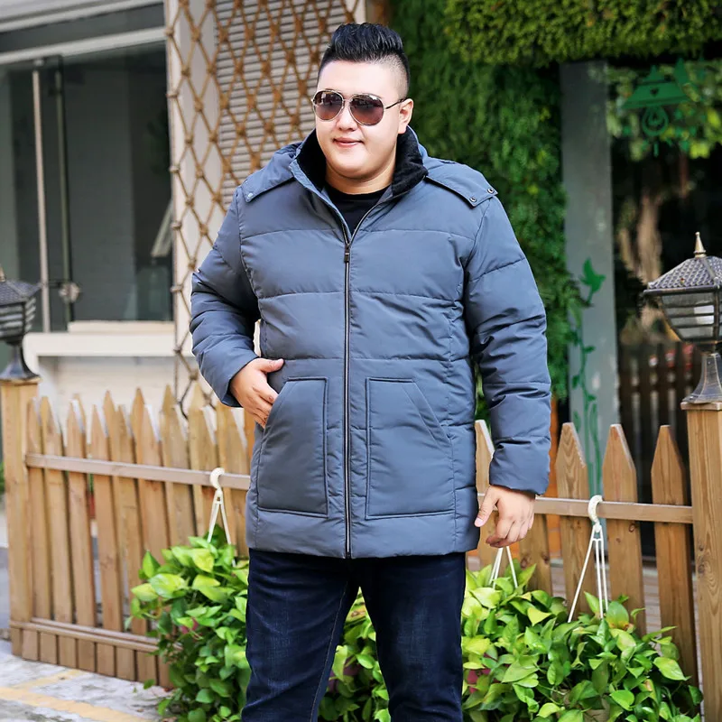 Мужская зимняя куртка, модная теплая хлопковая парка с капюшоном, повседневная куртка с капюшоном, брендовая одежда, супер размер, XL-8XL, 9XL, 10XL, теплое пальто