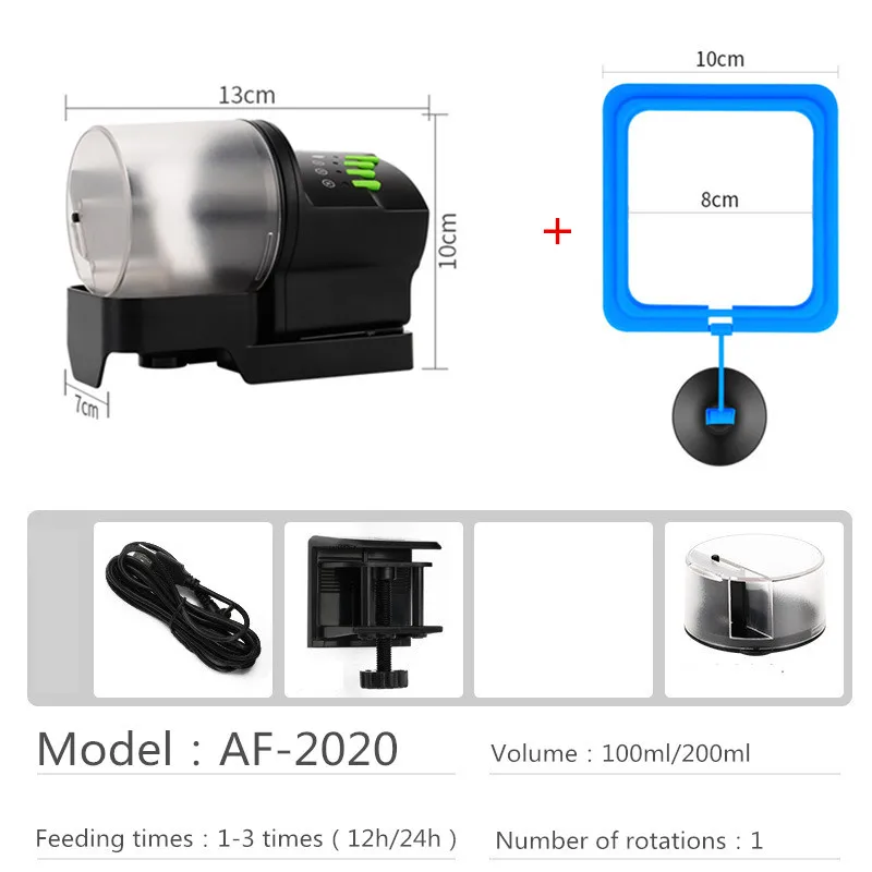 Adjustable Automatic Aquarium Timer Auto Fish Tank Pond Food Feeder Feeding with LCD Aquarium Tank Automatic Fish Feeder 