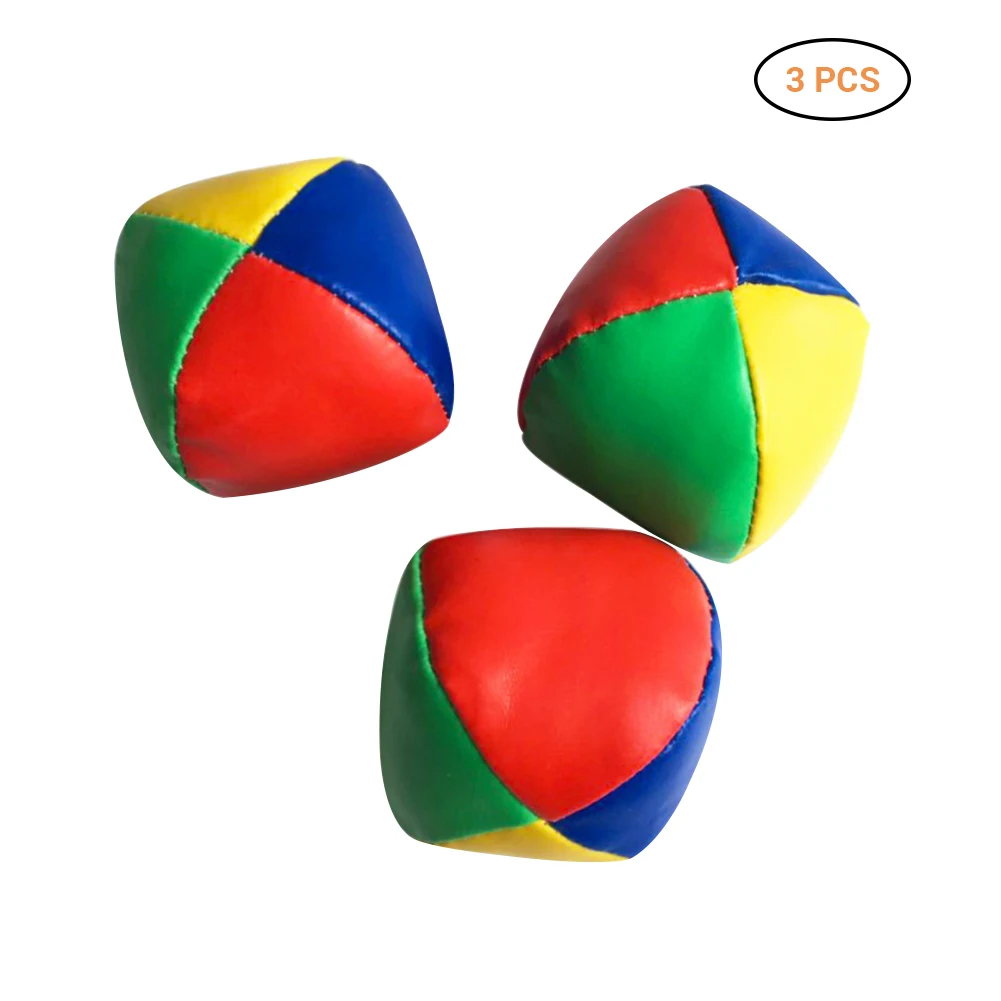 

3Pcs/lot JUGGLING BALLS Learn to Juggle Beginner Kit Circus Outdoor Fun Children Kids Toy Balls Adults Kids Interactive Toys