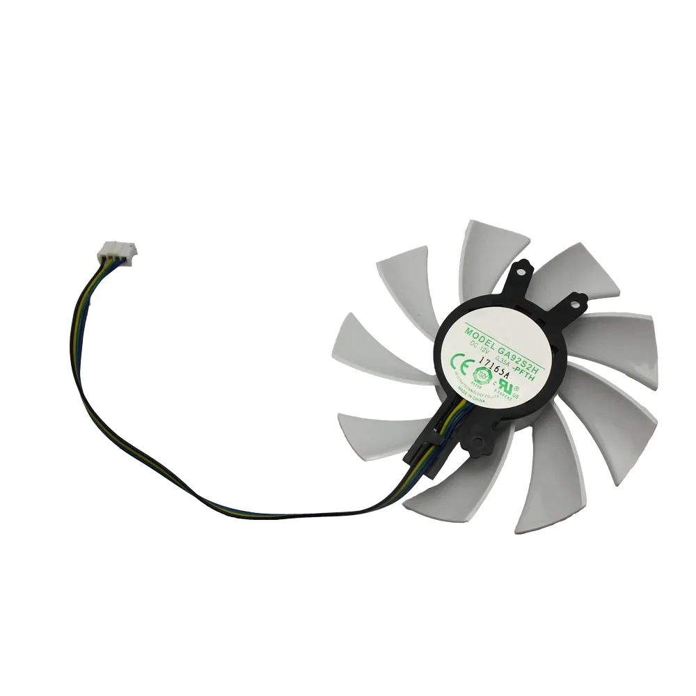 GA92S2H GTX 1060 1070 1070TI 1080 Для KFA2 GALAXY GEFORCE GTX1060 GTX1070 1070Ti GTX1080 TI HOF кулер для видеокарты вентилятор охлаждения - Цвет лезвия: 1PCS