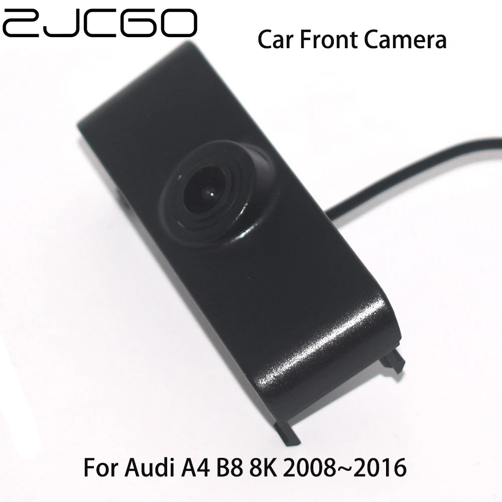 ZJCGO HD автомобиль вид спереди парковочная логотип Камера Ночное видение положительный для Audi A4 B8 8K 2008 2009 2010 2011 2012 2013