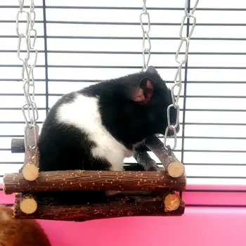 

Chew Stick Apple Tree Branch Hamster Squirrel Natural Toys Parrots Rabbits Grinding Stick Hanging Bed House Hammock Supplies