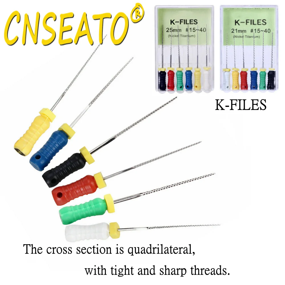10 Boxes Endodontic Hand Ues Steel K Files Dental Niti Endo Root Canal