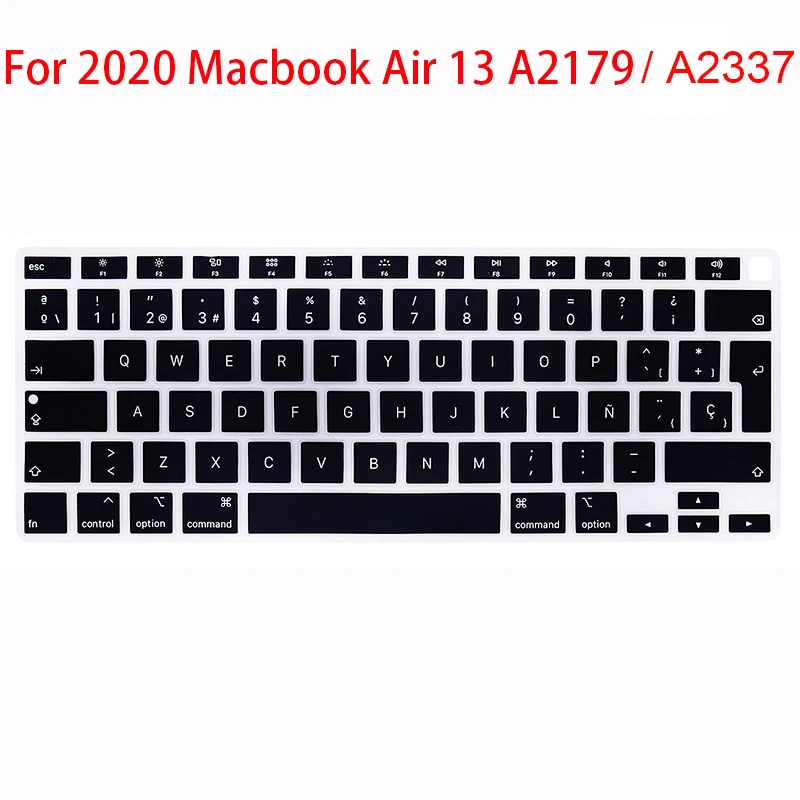 Силиконовый чехол для клавиатуры с испанской раскладкой 2020 Macbook Air 13 A2179 A2337|Чехлы