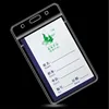 10Pcs/lot Vertical Transparent Vinyl Plastic Clears ID Card Bag Case Badge Holder Accessories Vertical ID Card Badge Holders 1