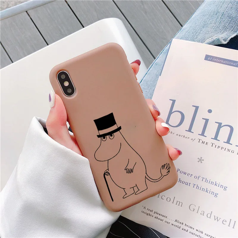 Милый чехол с аниме Moomin для huawei P30 P20 P10 Pro Lite Plus, силиконовый чехол для телефона, мягкий чехол - Цвет: Moomin4Brown