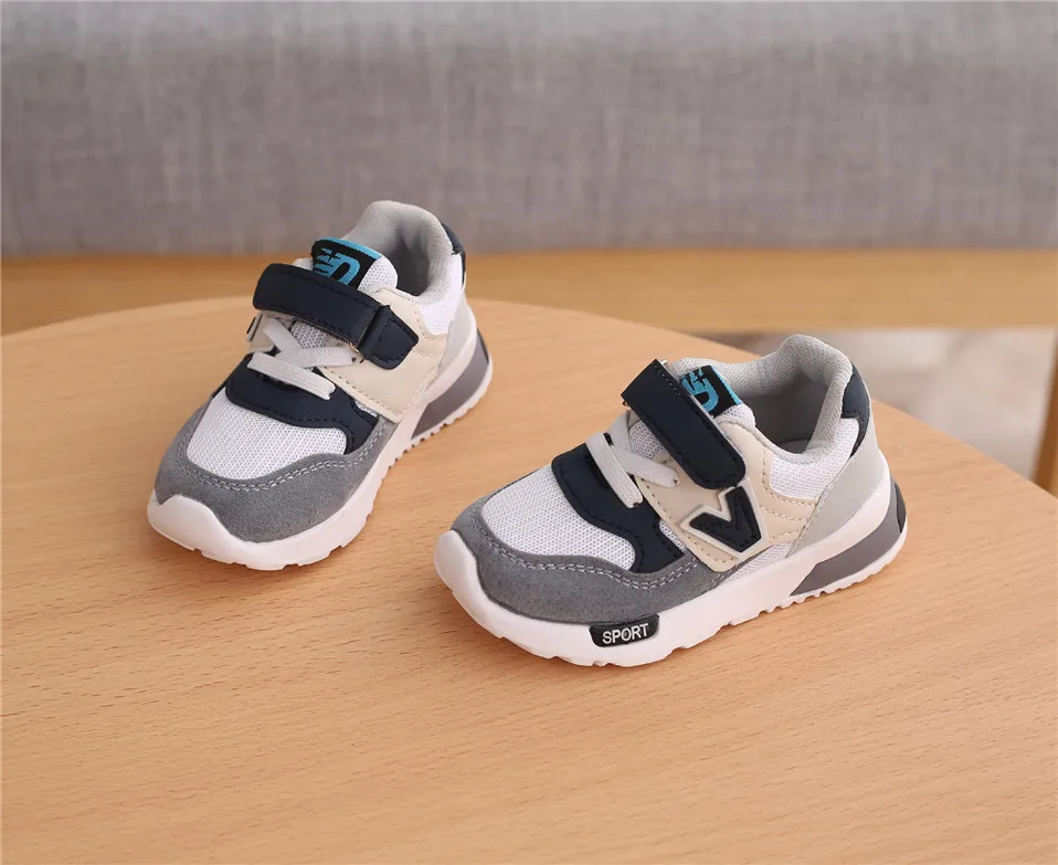 Sapatos do Bebê Meninas das Crianças Tênis de Corrida Primavera Outono Crianças Meninos Tênis Casuais Respirável Macio Anti-deslizamento Esportes Tamanho 21-30 7 Mamãe e Bebê