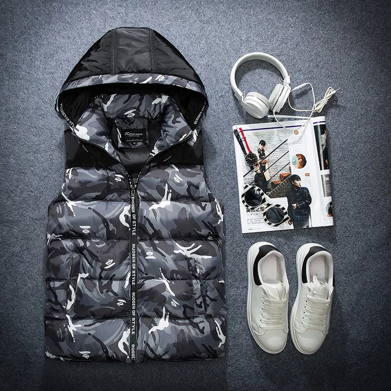 Модный хлопковый жилет без рукавов для пар, мужской модный жилет для студентов, приталенный хлопковый жилет больших размеров для подростков