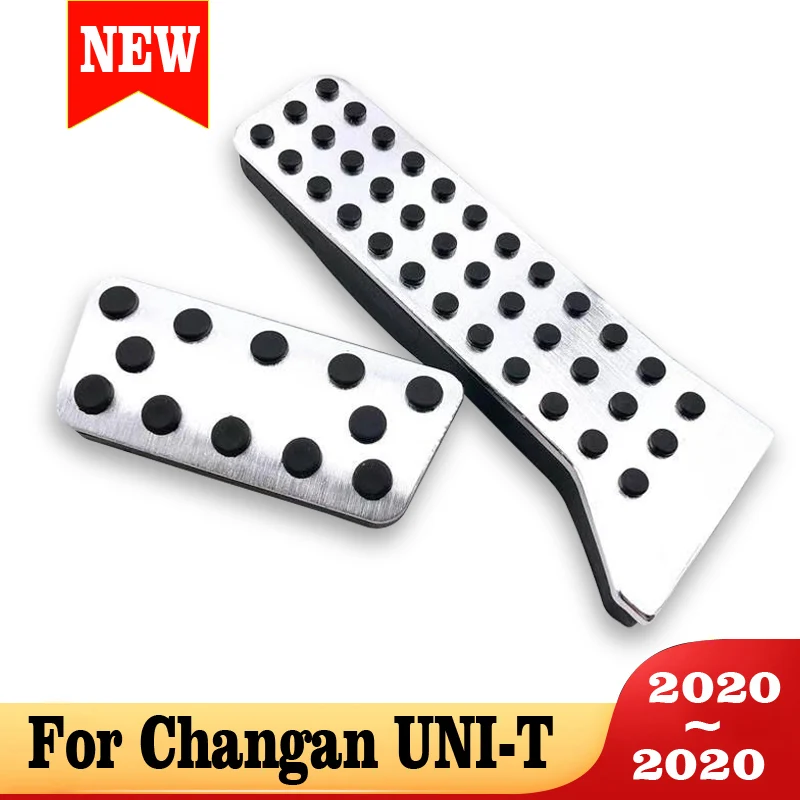 

Car Fuel Foot Pedal Brake Pedal Cover For Changan UNI-T 2020 Aluminum Alloy Car Pedals Styling Accessories
