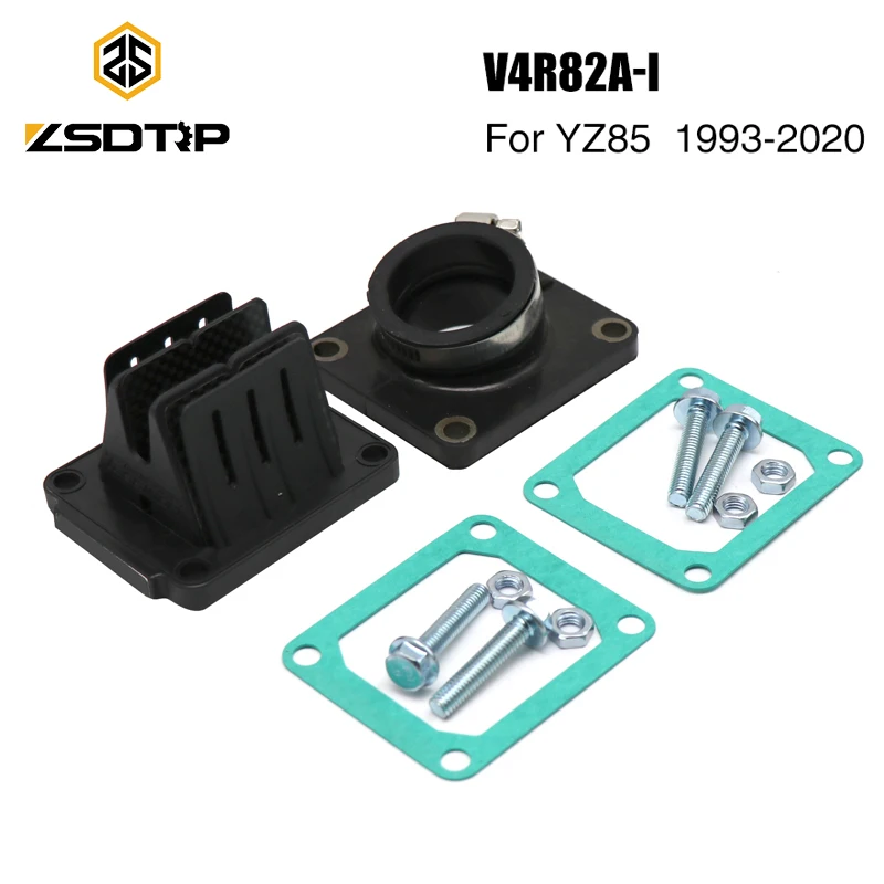 

ZSDTRP VF 4R фототростная система клапанов с впускным коллектором из углеродного волокна, тростниковый клапан для YAMAHA YZ80 YZ85 1993-2020