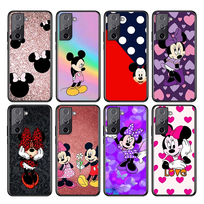 Cute Mickey Mouse Phone Case For Samsung Galaxy S21 S22 S20 Fe Ultra