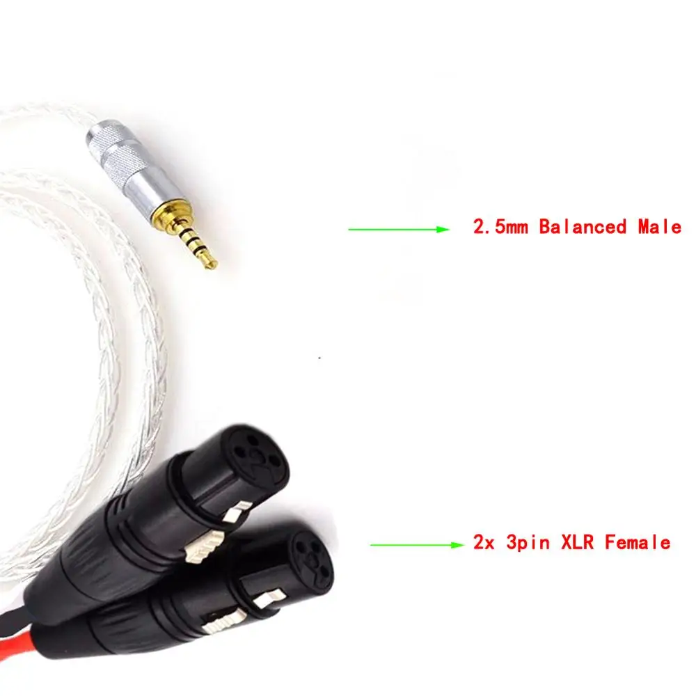 TOP-HiFi 4.4/3.5/2.5mm TRRS 뷱 -2x3  XLR  ̺ 1/4 6.35-XLR, 뷱 ǹ   ̺