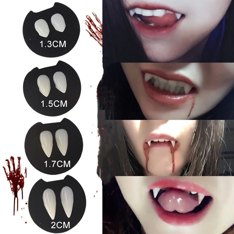 Halloween Cosplay Werewolf Dentes Caixa De Fangs Fantasma Festa De