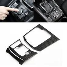 Черный Титан автомобиля шестерни переключения рамка накладка декор для Mazda CX-5 CX5 18