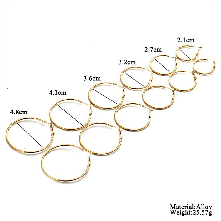 ZHOUYANG Комплект сережек для женщин в стиле панк серьги-кольца в винтажном стиле светильник золотого цвета хорошее ювелирное изделие KAE108 удивительная цена