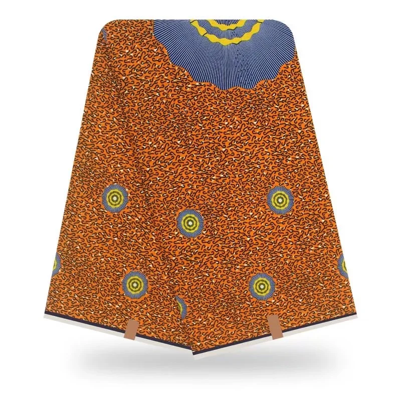 

Veritable wax fabric 100% cotton with African wax fabric high quality 6 yards/pcs