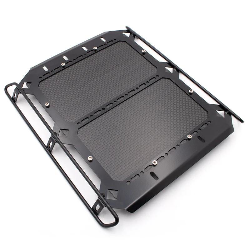 KYX Racing металлический стеллаж для крыши с панелью из углеродного волокна 184x168 мм
