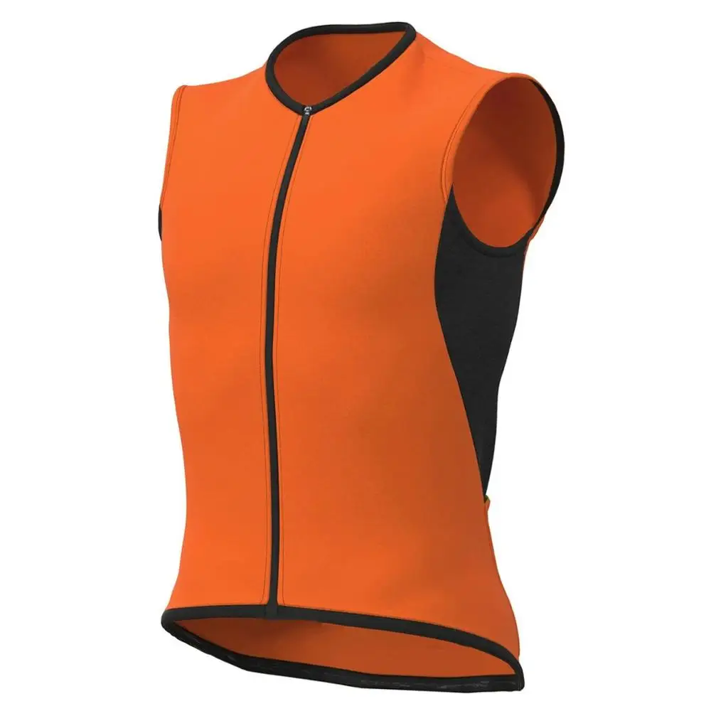 orange cycling vest