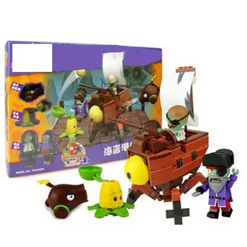 

Plants Vs Zombie Future World Pirates Scene Edition Model Building Blocks Bricks Fit Toys For Chidren