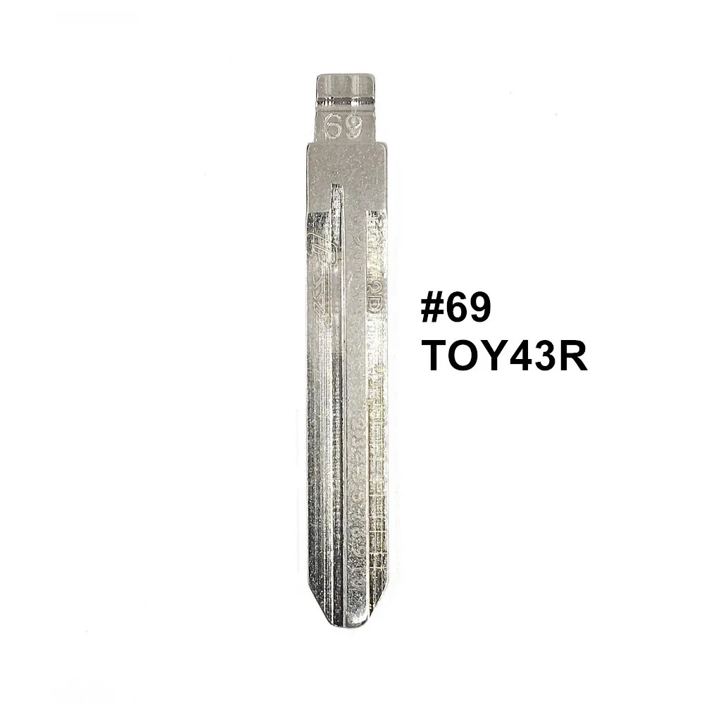 

Набор лезвий для ключей Lishi TOY43R #69, набор из 5 резцов с гравировкой, 2 в 1, для Subaru XV/Great Wall/old Toyota