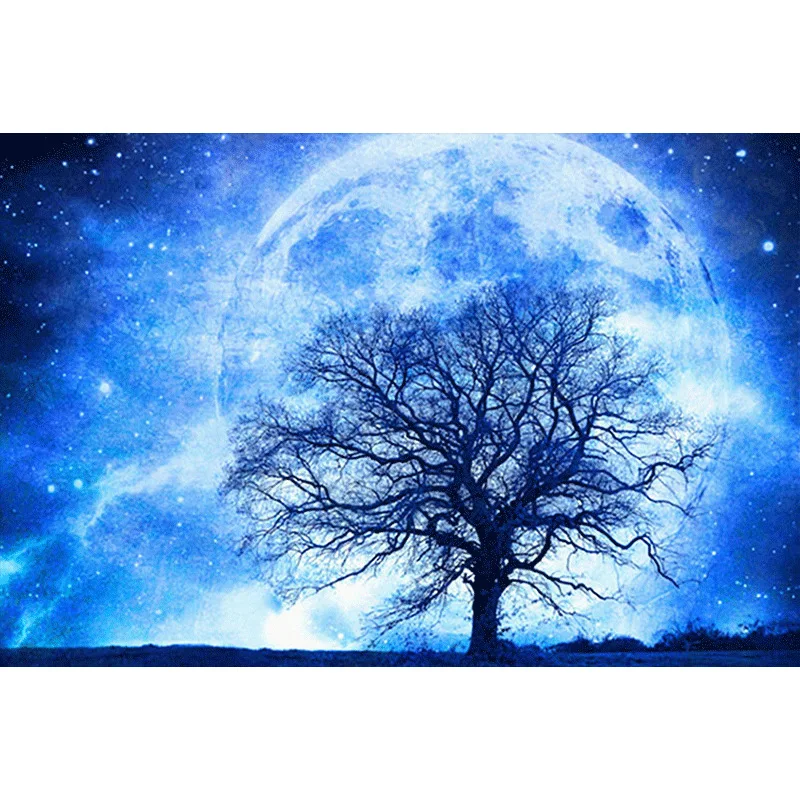 

DIY Diamond Painting New Style 5D Landscape Tree Resin Full of Crystals Manufacturers Direct Selling Recruitment Agent Large Amo