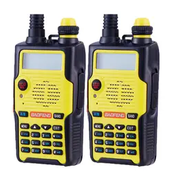 2 шт Baofeng UV-5R 5-го поколения радио 136-174/400-520 МГц профессиональная FM рация 5 цветов