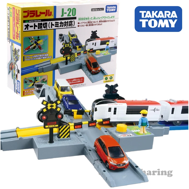 Takara Tomy Pla Rail Plarail J 20 Tomica Railroad Crossing (Single