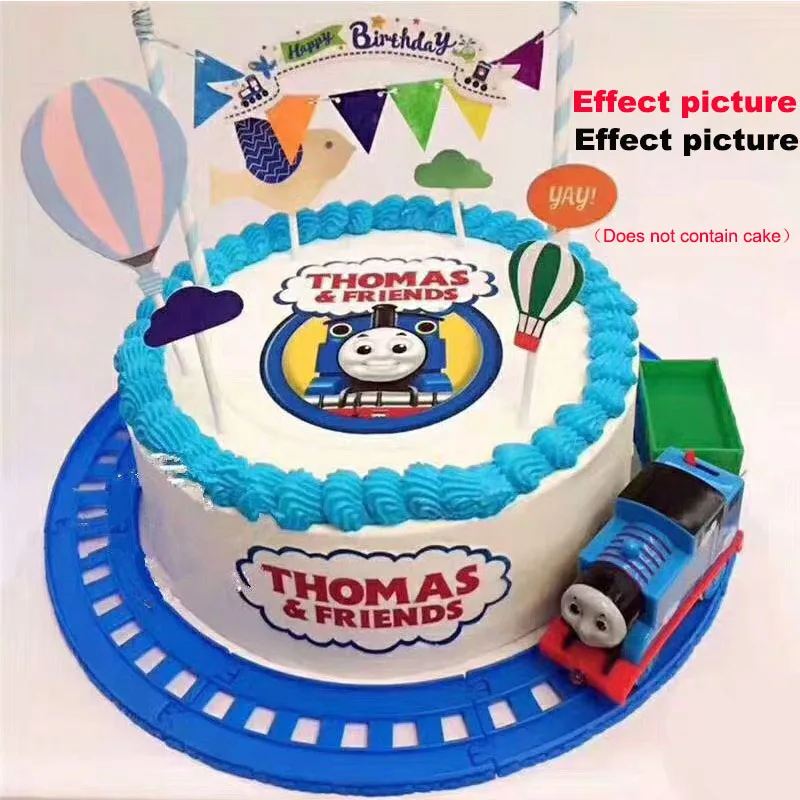 

Thomas Party Cake Decoration Toys Little Train Party Atmosphere Toy 8 Inch Cake Applicable