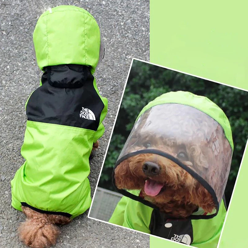 PROD 1005003160855110 Large And Small Dogs Water Resistant Jumpsuit
Jacket Waterproof Pet Dog Raincoat Fashion Clothes for Pet Coat Outdoor