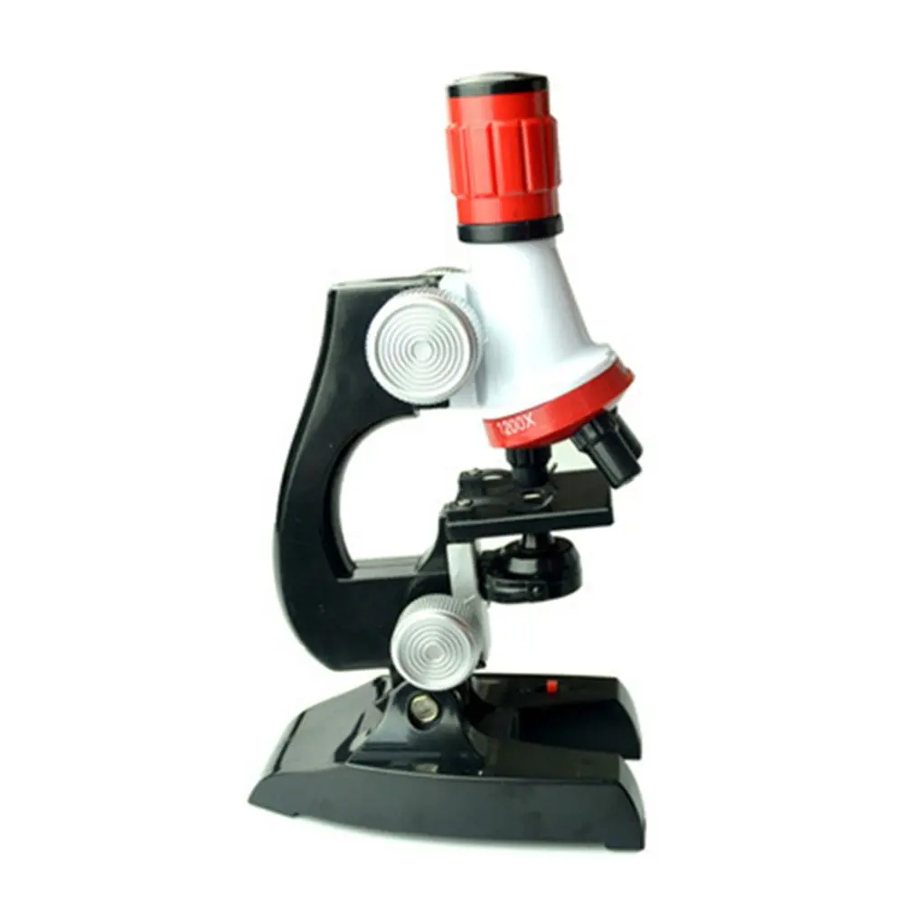 

Biology Microscope Kit Lab LED Home School Science Educational Toy Gift Refined Biological Microscope For Kids Children