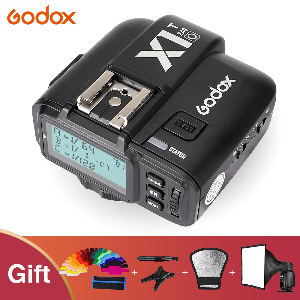 Godox X1T передатчик серии ttl 2,4G HSS камера Вспышка Speedlite триггер для Canon NIkon sony Olympus Fujifilm Lumix Panasonic