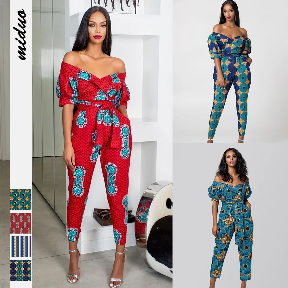 ankara jumpsuit shorts