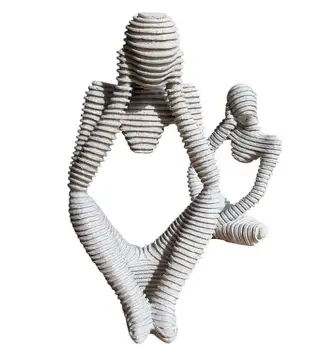 

[MGT] Abstract Character Decoration North European Creative Home Ornament Drawing Room Office Sandstone Decor statue Sculpture