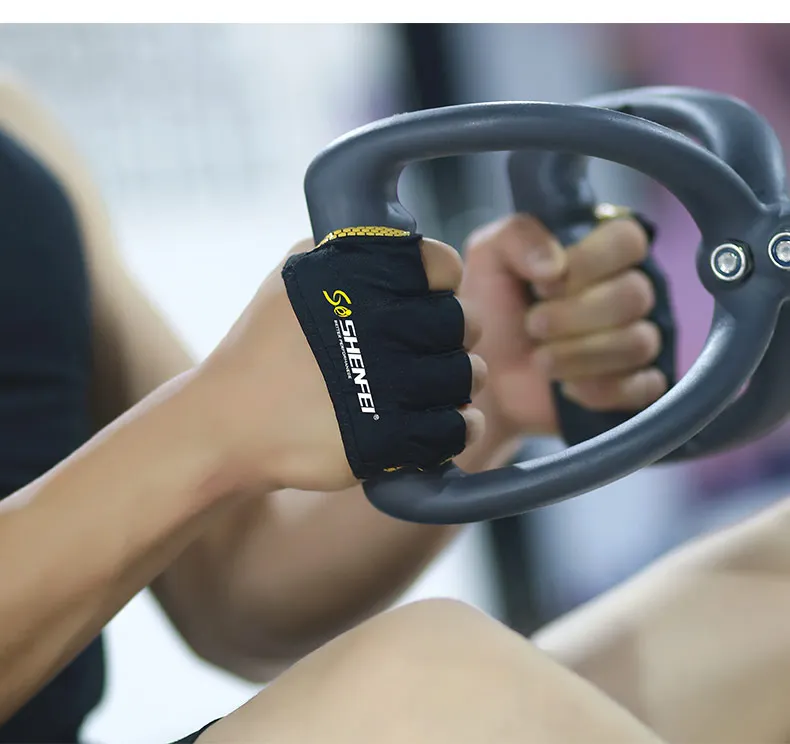 Перчатки для фитнеса мужские спортивные противоскользящие тянущиеся горизонтальные бар подбородок против мозолей тренировочные ультра-тонкие профессиональные однополюсные Summe