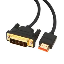 HDMI в Кабельный адаптер DVI конвертер HDMI штекер DVI-D 24+ 1 контактный разъем 1080P 3D видео кабель для HDTV DVD lcd Xbox HDMI DVI кабель