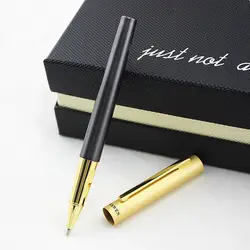 Черные туфли высокого качества металлические шариковые ручки ролика Роскошные шариковая ручка для бизнеса для письма черные чернила 0,5 мм