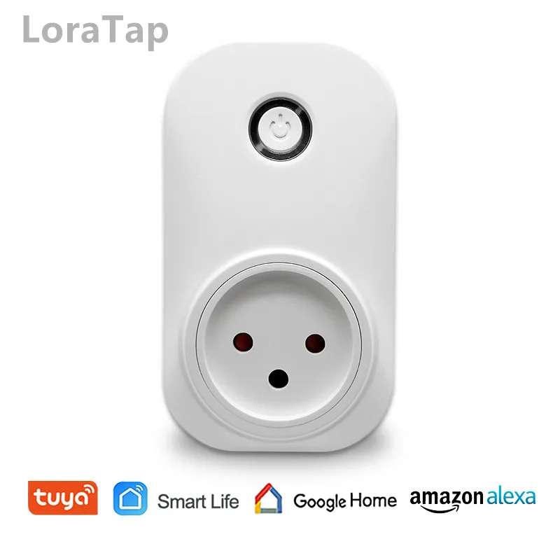 Baratos Tuya Smart Life Wifi enchufe Israel aplicación 16A Control remoto Control de voz con Google Home Alexa Echo temporizador los dispositivos