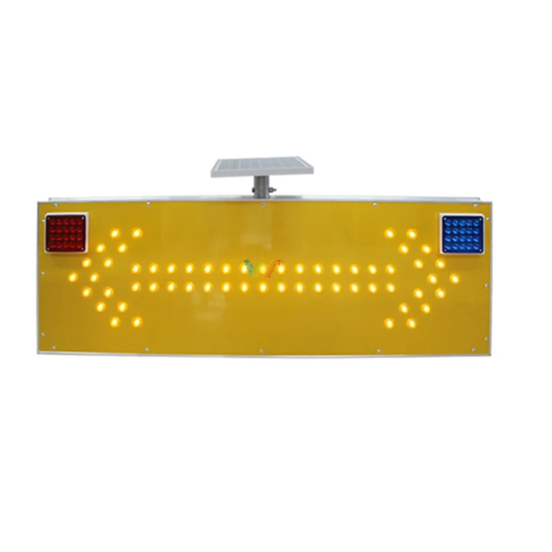 

Solar Guiding Lamp LED Arrow 1200 Size Horizontal Construction Indicator Temporary Direction Induction Mark