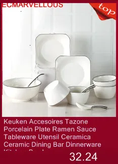 Соус для риса Dondurma kamesi Tigela Ramen тарелки для Лапши Фарфоровая тарелка посуда керамическая суп столовая Бар керамическая кухонная чаша