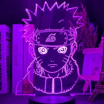 

HY Anime Lamp 3d Night Light Naruto Figure Atmosphere for Children Bedroom Color Changing Touch Sensor Led Room light for Decor