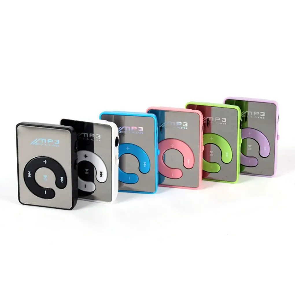 Новый большой рекламный зеркальный портативный mp3 плеер мини спортивный MP3