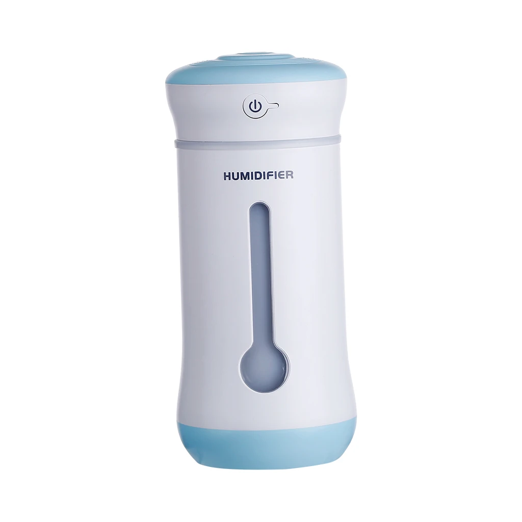 Aroma Humidifier with LED Light USB Fan Humidifier for Bedroom Home Office Essential Oil Diffuser Ultrasonic Air Humidifier