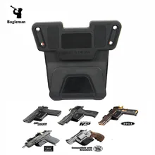 

Bugleman Magnetic Gun Mount with Safety Trigger Guard Protection, Gun Magnet Mount Holster Gun Holder Rack for Pistol Handgun